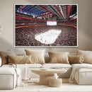 Barton Malow Little Caesars Arena Detroit Wall Art Canvas
