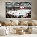 Lausanne Arena Ice Hockey Stadium Wall Art Canvas Print,