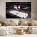 Rogers Place Edmonton Oilers Ice Hockey Stadium Wall Art,