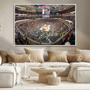 United Center Chicago Bulls Stadium Wall Art Canvas Print