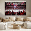 Carolina Hurricanes Ice Hockey Stadium Wall Art, Carolina