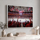 Carolina Hurricanes Ice Hockey Stadium Wall Art, Carolina