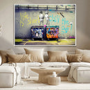 Banksy Life is Short Wall Art - Iconic Graffiti Art on by MyGreatCanvas | Canvas Wall Art Prints | Photo Prints & Wall Decor