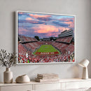 Carter-Finley Stadium Art Sunset Game Triple Canvas Wall Art