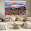 Carter-Finley Stadium Art Sunset Game Triple Canvas Wall Art by MyGreatCanvas | Canvas Wall Art Prints | Photo Prints & Wall Decor