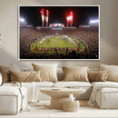 Framed Florida State Seminoles Football Team Print -