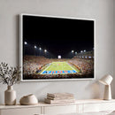 SMU Mustangs Football Team Print - Dallas Gerald J. Ford