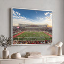 Framed Houston Cougars Football Team Print - Houston TDECU