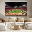 Wisconsin Badgers Football Team Print Canvas- Madison Camp