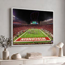 Wisconsin Badgers Football Team Print Canvas- Madison Camp
