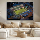 University of North Texas Mean Green Football Artwork,
