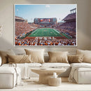Framed Texas Memorial Stadium Canvas, University of Texas