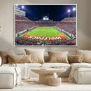 Wolfpack Football Team Print - Raleigh Carter-Finley Stadium