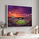 East Carolina University Pirates Football Print Canvas-