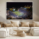 Duke University Blue Devils Football Print Canvas - Durham