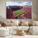 University of Nebraska Cornhuskers Football Team Print - by MyGreatCanvas | Canvas Wall Art Prints | Photo Prints & Wall Decor