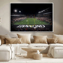 Cincinnati Bearcats Football Team Print - Nippert Stadium