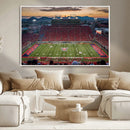 Framed Arizona Wildcats Football Team Print - Tucson Arizona by MyGreatCanvas | Canvas Wall Art Prints | Photo Prints & Wall Decor