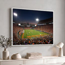 Clemson University Tigers Art Print, Football Team Print -