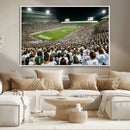 Michigan State Spartans Football Canvas Print - East Lansing