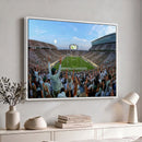 Michigan State Spartans Football Team Art Print - East