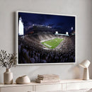 Michigan State Spartans Canvas, Framed Football Team Print -