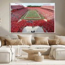Rutgers Scarlet Knights Football Team Print - Piscataway SHI by MyGreatCanvas | Canvas Wall Art Prints | Photo Prints & Wall Decor