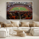 Syracuse University Orange Football Canvas Print, Football