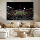 Framed Texas Tech Red Raiders Stadium Canvas, Texas Tech Red