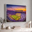 The Louisiana State University Tigers Football Team Print -