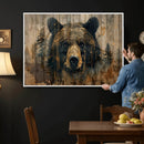 Abstract 399 Bear Wall Art | Rustic Cabin Wall Decor with by MyGreatCanvas | Canvas Wall Art Prints | Photo Prints & Wall Decor