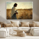 Jesus the Good Shepherd Wall Art Canvas Print - by MyGreatCanvas | Canvas Wall Art Prints | Photo Prints & Wall Decor