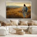 Jesus the Good Shepherd Wall Art Canvas Print -