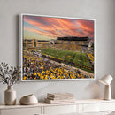 University of Wyoming Cowboys Football Team Print - Laramie