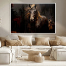 Abstract Black Horse Canvas Print for Farmhouse Wall Art | by MyGreatCanvas | Canvas Wall Art Prints | Photo Prints & Wall Decor