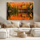Forest Reflection Art | Autumn Forest Reflection Wall Art | by MyGreatCanvas | Canvas Wall Art Prints | Photo Prints & Wall Decor