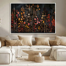 Large Floral Painting Print Illustration Flowers Canvas Wall by MyGreatCanvas | Canvas Wall Art Prints | Photo Prints & Wall Decor