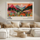 Yayoi 1986 Wall Art Print – Vibrant Sabi Sabi Japanese