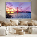 Golden Gate Bridge Wall Art Canvas Print – Framed San by MyGreatCanvas | Canvas Wall Art Prints | Photo Prints & Wall Decor