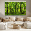 Lush Green Forest Canvas Print | 3-Panel Forest Wall Art | by MyGreatCanvas | Canvas Wall Art Prints | Photo Prints & Wall Decor