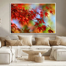 Red Leaves Autumn Forest Wall Art Canvas, Red Leaves Autumn by MyGreatCanvas | Canvas Wall Art Prints | Photo Prints & Wall Decor