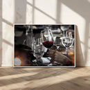 Red Wine and Glass Canvas Print by MyGreatCanvas | Canvas Wall Art Prints | Photo Prints & Wall Decor