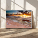 Sunset on Ocean Wall Art Canvas Print by MyGreatCanvas | Canvas Wall Art Prints | Photo Prints & Wall Decor