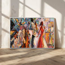 Abstract Afro American Jazz Canvas Wall Art | Music-Inspired by MyGreatCanvas | Canvas Wall Art Prints | Photo Prints & Wall Decor