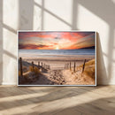 Sunset on the Sea Wall Art Canvas Print by MyGreatCanvas | Canvas Wall Art Prints | Photo Prints & Wall Decor