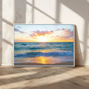 Coastal Wall Art - Vintage World Map Canvas Print with