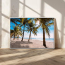 Palm Beach Tropical Island Wall Art Canvas Print by MyGreatCanvas | Canvas Wall Art Prints | Photo Prints & Wall Decor