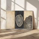 Tree Rings Canvas Wall Art Print – Minimalist Natural