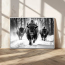 Buffalo Wall Art Canvas Print, Bison Family Wall Art Canvas by MyGreatCanvas | Canvas Wall Art Prints | Photo Prints & Wall Decor