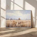 Golden Fields Wall Art Print Canvas – Serene Landscape of